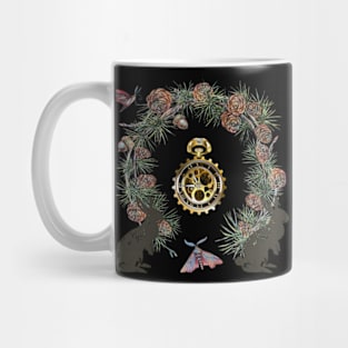 two black rabbit Mug